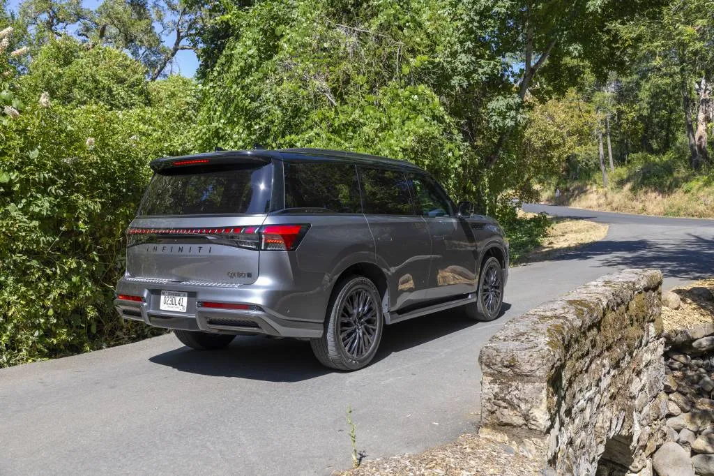 2025 Infiniti QX80 first drive, Napa Valley, June 2024