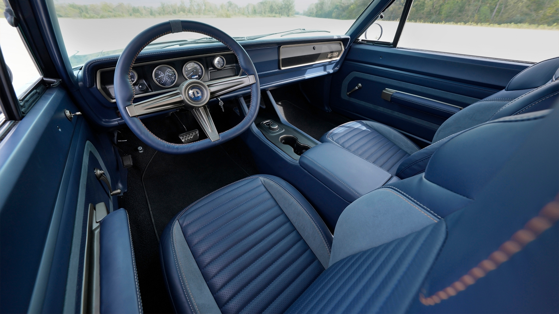 Custom 1967 GTX interior.