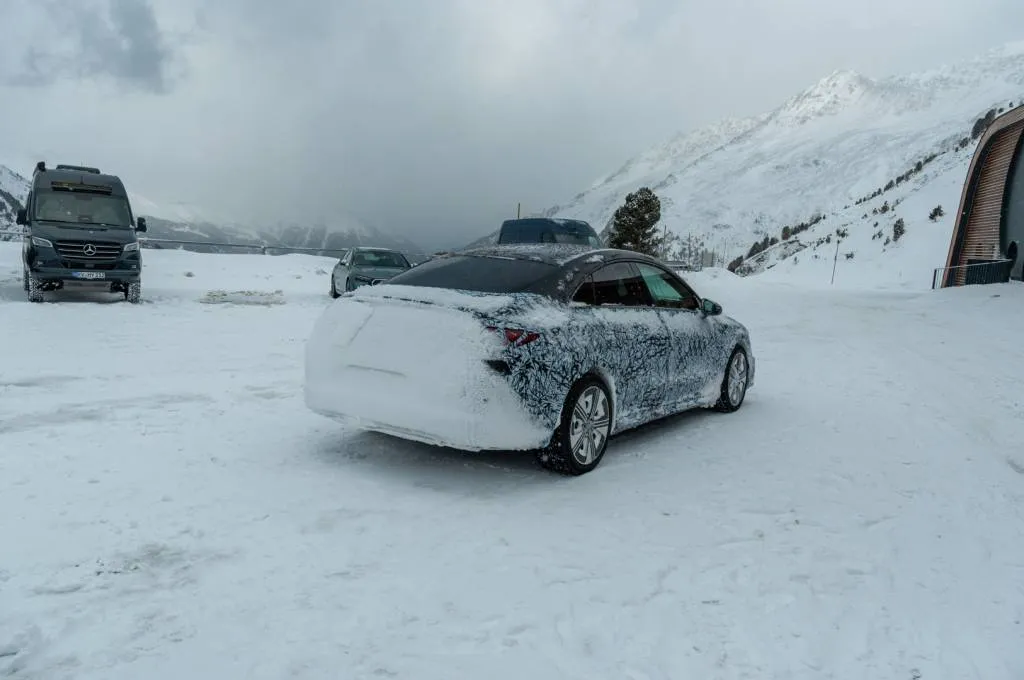 2026 Mercedes-Benz CLA EV prototype