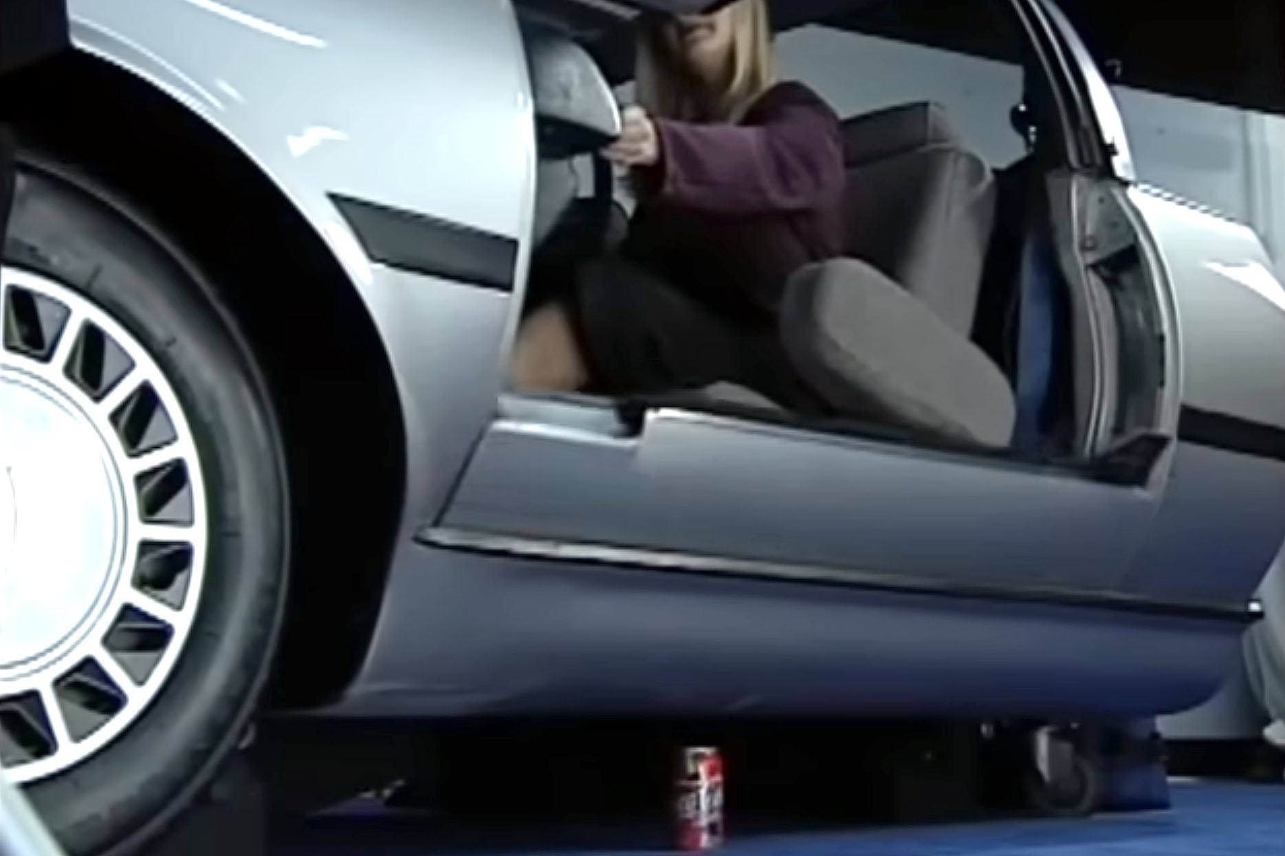 Screenshot of a video of Jatech's Disappearing Car Door