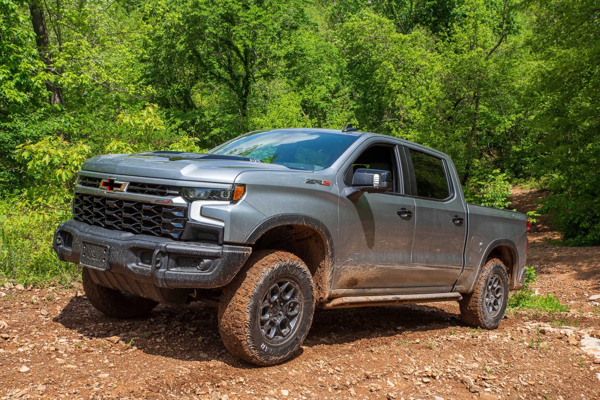 Chevy Silverado ZR2 Bison off-roading.
