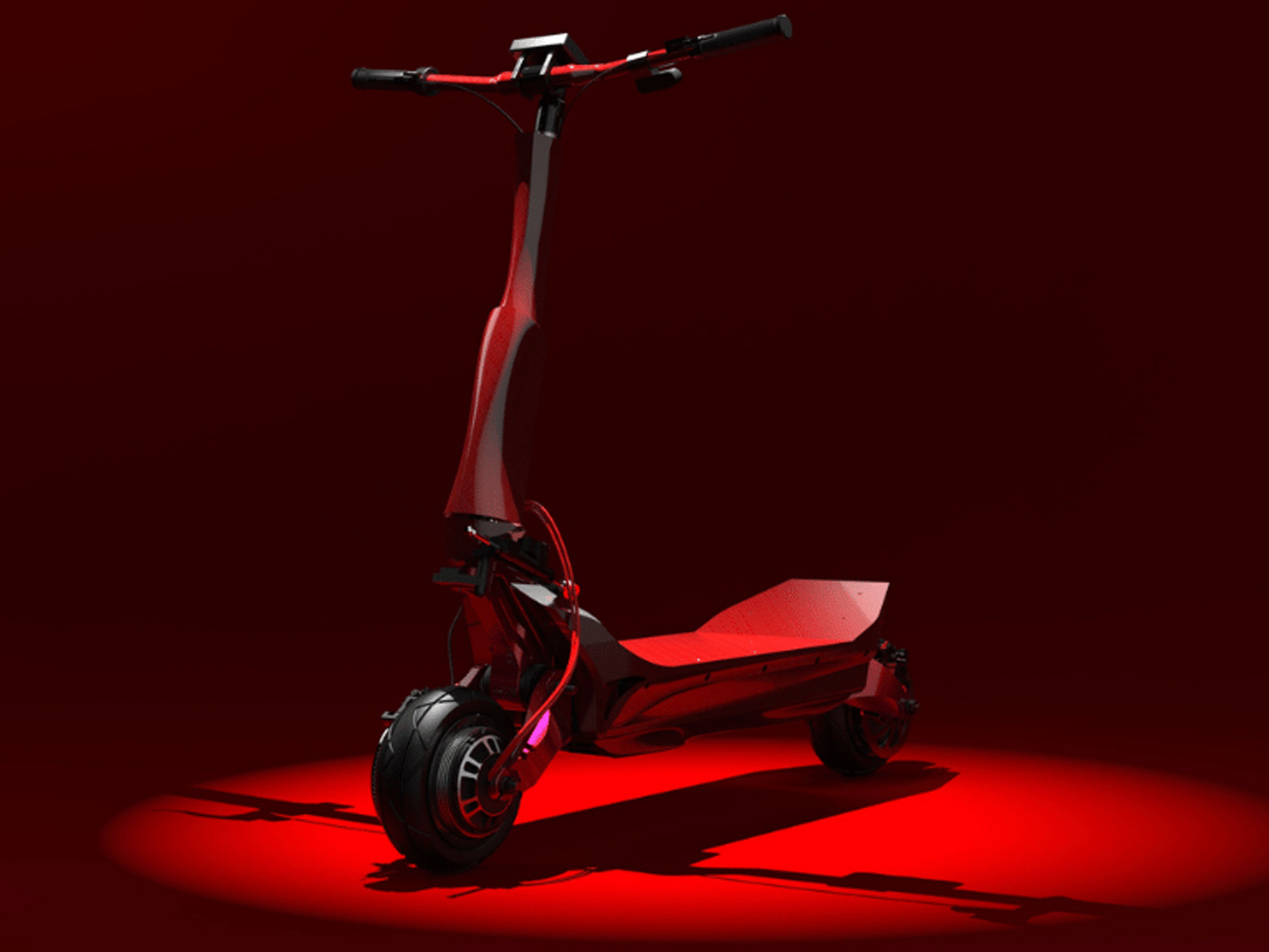 Rage Mechanics RM-X red scooter