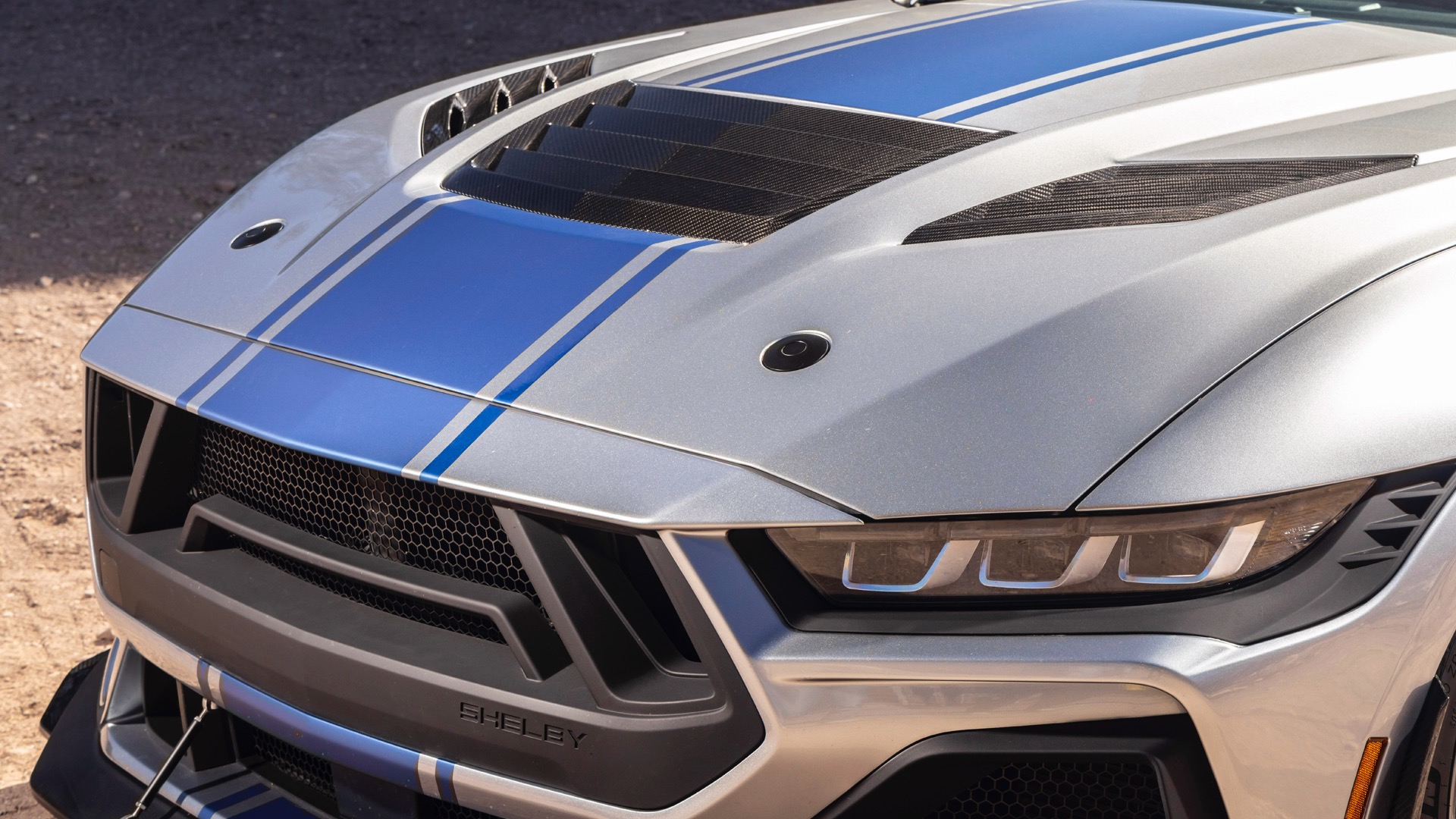 2026 Shelby Super Snake front end.