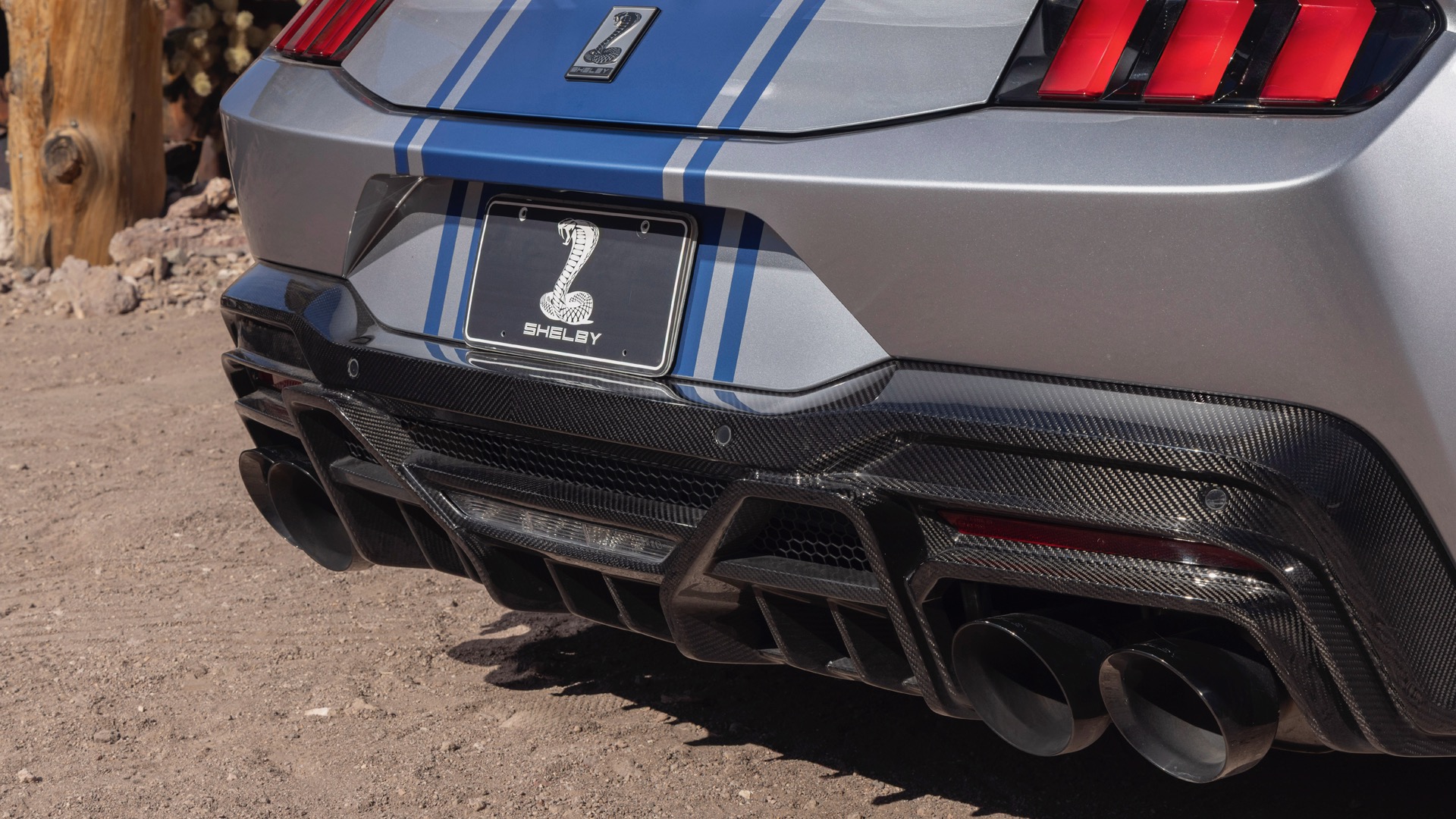 2026 Shelby Super Snake rear diffuser.
