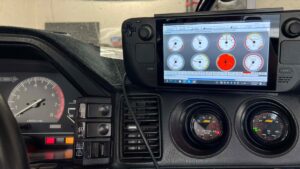 DIY Guy Dash Mounts a Steam Deck Gaming Handheld to Tune His Nissan 300ZX