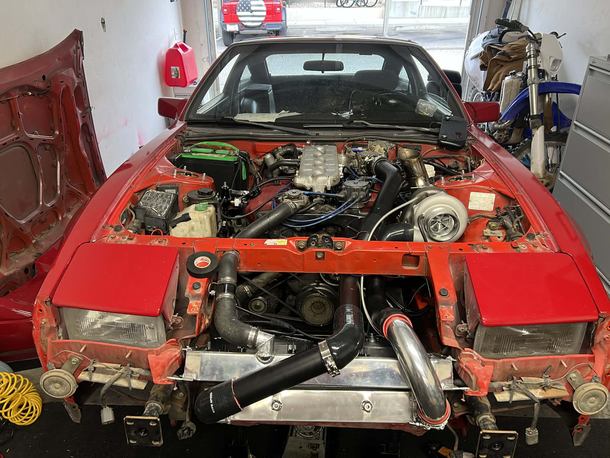 Nissan 300ZX modified to run ECU tuning interface on Steam Deck portable gaming device