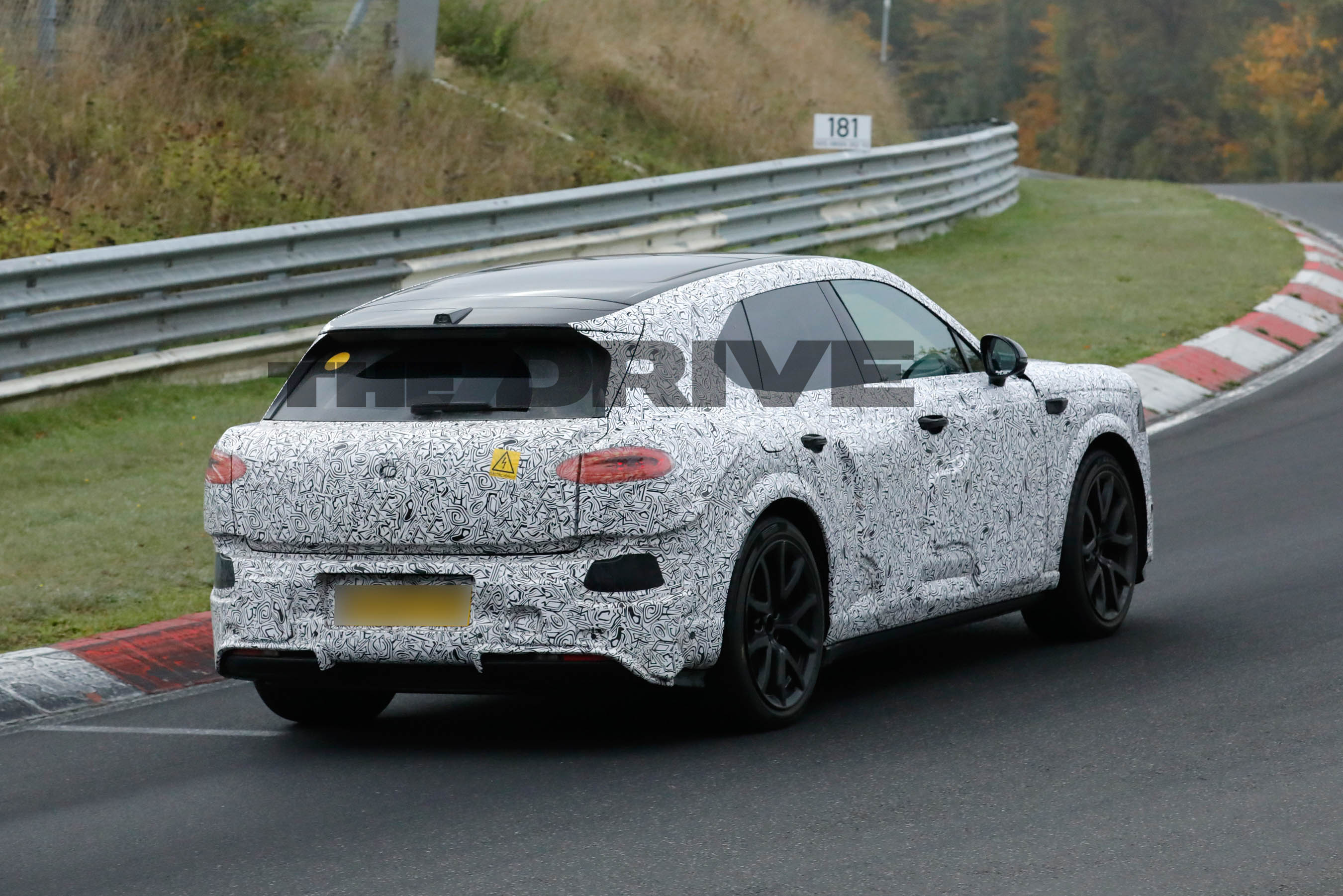 Bentley electric SUV spy shots