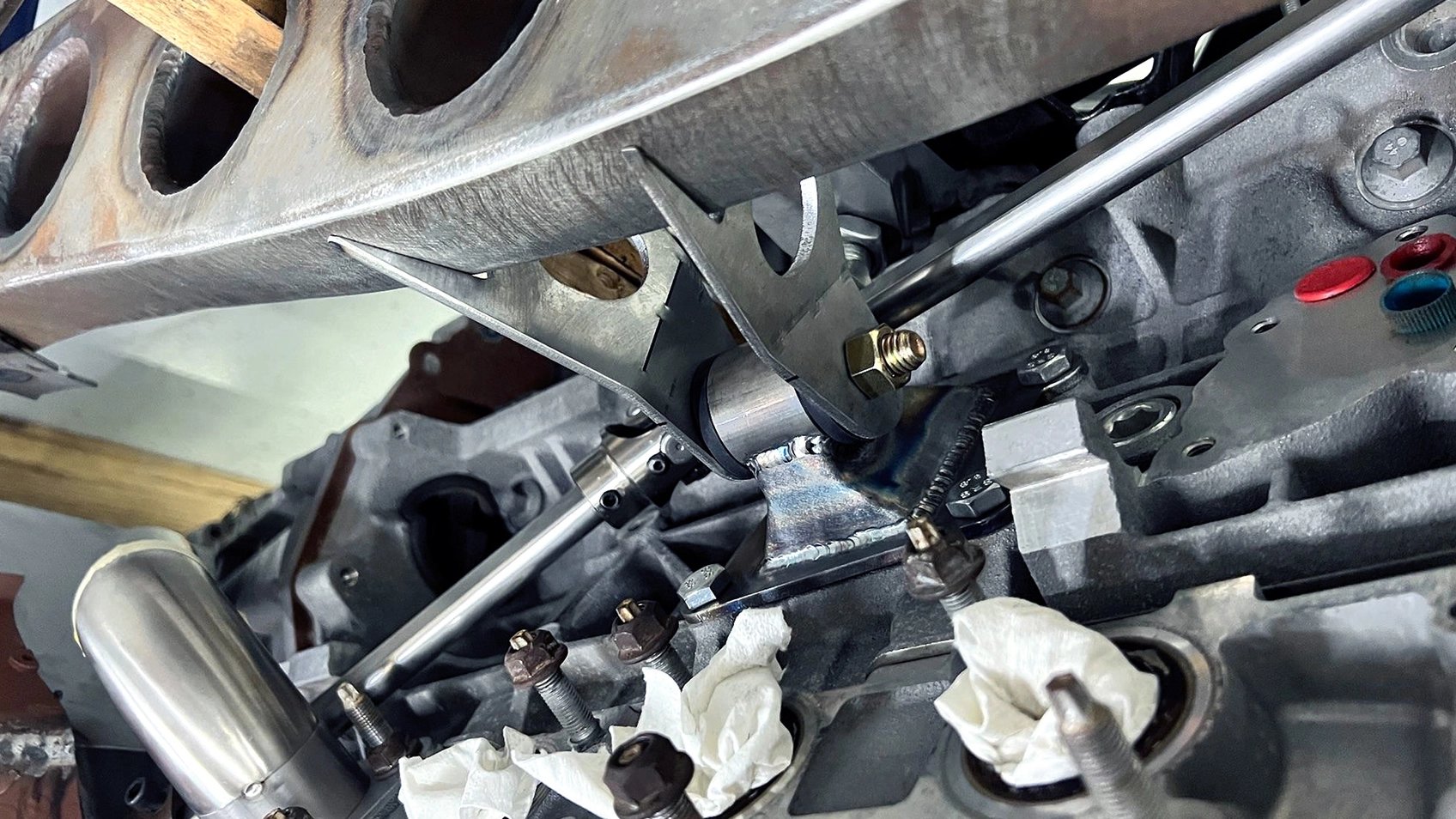 Custom motor mounts for a 1931 Ford Model A designed with 3D scanning