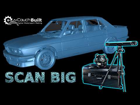 3D scanned an entire BMW just to fabricate an exhaust for 90hp. FULL car scan with the Einscan Trak thumbnail